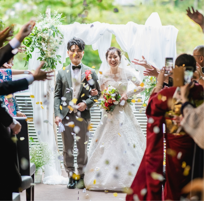 ルポの森で結婚式を挙げた写真一覧
