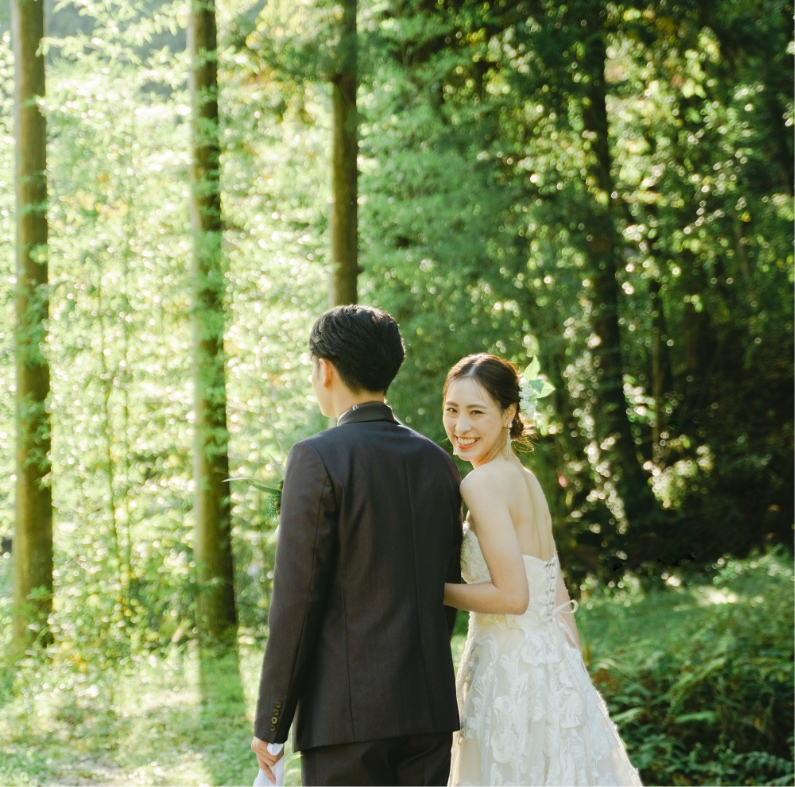 ルポの森で結婚式を挙げた写真一覧