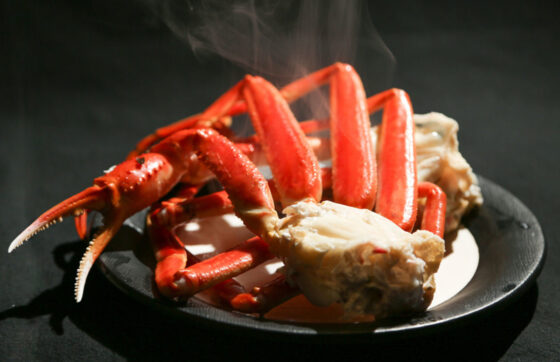 【宿泊棟・ズボ蟹(2食付)】福井の郷土食 食べやすくみずみずしい「水蟹(ズボ蟹)」1杯付の写真