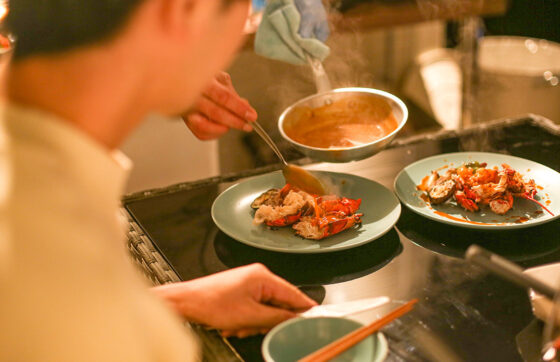 【グランピング・専属シェフ肉ver】目の前で焼き上げるアツアツの肉料理★オールインクルーシブ★の写真