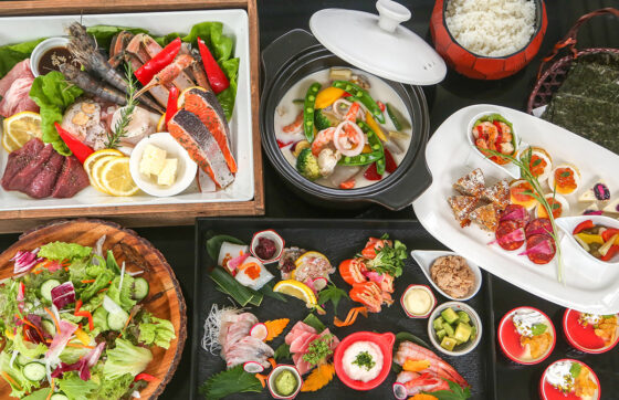 公式【グランピング・福井の海鮮＆肉BBQ＆手巻き寿司/2食】和食も洋食も堪能★オールインクルーシブ★の写真