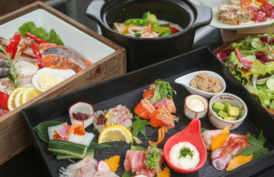 公式【グランピング・福井の海鮮＆肉BBQ＆手巻き寿司/2食】和食も洋食も堪能★オールインクルーシブ★の写真