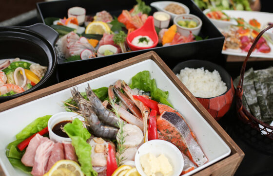 公式【グランピング・福井の海鮮＆肉BBQ＆手巻き寿司/2食】和食も洋食も堪能★オールインクルーシブ★の写真